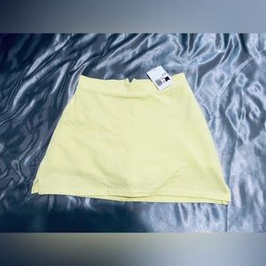 Women’s solid high waist skort
